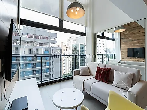 Apartamento 1 Quarto com 1 Suíte e 62m² - Vila Olimpia - Apartamento em Vila Olimpia, São Paulo - Foto 1