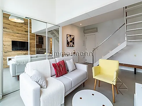 Apartamento 1 Quarto com 1 Suíte e 62m² - Vila Olimpia - Apartamento em Vila Olimpia, São Paulo - Foto 2