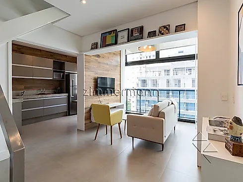 Apartamento 1 Quarto com 1 Suíte e 62m² - Vila Olimpia - Apartamento em Vila Olimpia, São Paulo - Foto 3