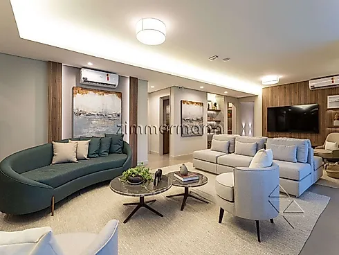 Apartamento 3 Quartos com 3 Suítes e 188m² - Jardim das Perdizes - Apartamento em Jardim Das Perdizes, São Paulo - Foto 2