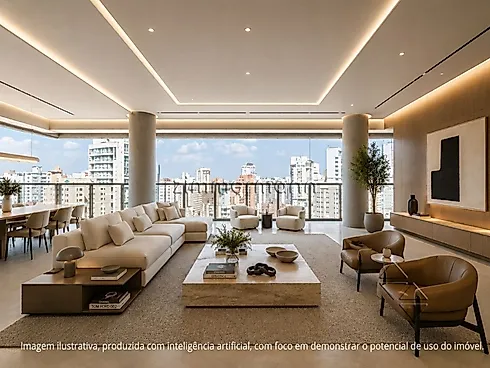 Apartamento 4 Quartos com 4 Suítes e 358m² - Vila Nova Conceição - Apartamento em Vila Nova Conceição, São Paulo - Foto 1