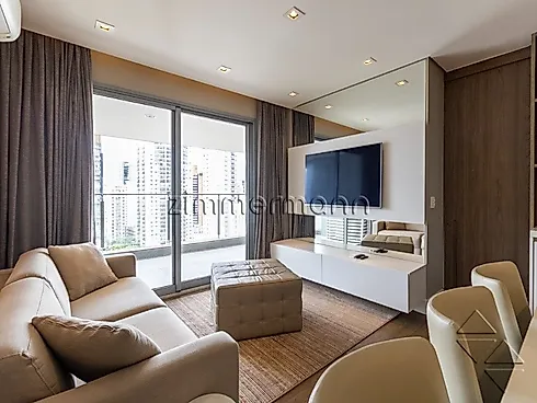 Apartamento 1 Quarto com 1 Suíte e 68m² - Vila Nova Conceicao - Apartamento em Vila Nova Conceicao, São Paulo - Foto 3