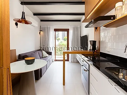 Apartamento 1 Quarto com 1 Suíte e 50m² - Vila Madalena - Apartamento em Vila Madalena, São Paulo - Foto 1