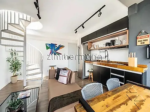 Apartamento 1 Quarto com 73m² - Vila Madalena - Apartamento em Vila Madalena, São Paulo - Foto 4