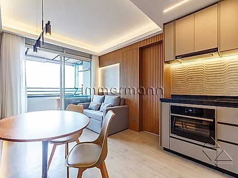 Apartamento 1 Quarto com 42m² - Pinheiros - Apartamento em Pinheiros, São Paulo - Foto 1