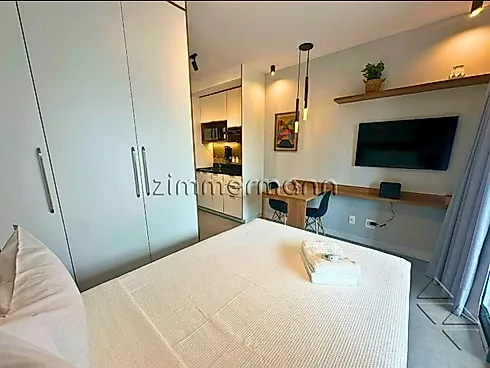 Apartamento 1 Quarto com 27m² - Pompeia - Apartamento em Pompeia, São Paulo - Foto 3