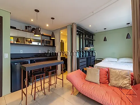 Apartamento 1 Quarto com 34m² - Vila Madalena - Apartamento em Vila Madalena, São Paulo - Foto 4